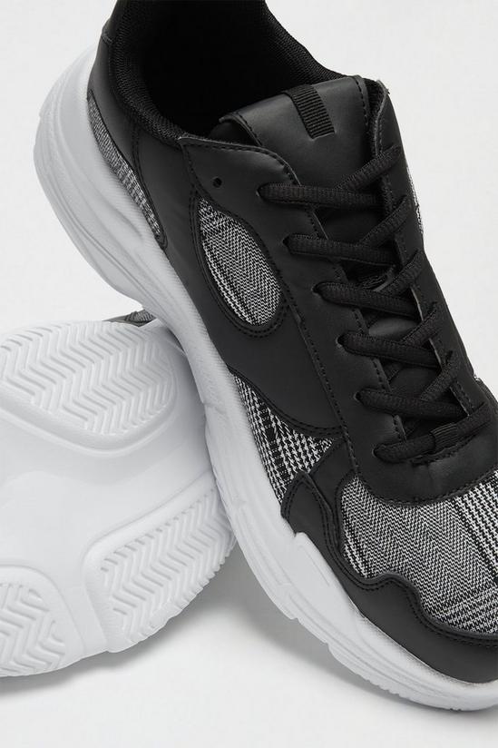 Burton Chunky Trainers With Check Detail 3