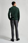 Burton Tailored Fit Grey Jaspe Check Suit Trousers thumbnail 3