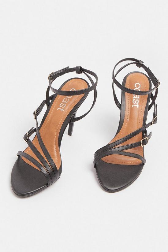 Coast Strappy Heeled Sandal With Buckle Detail 3