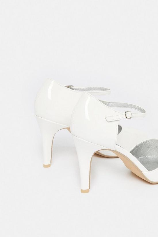 Coast Ivory Court Shoe With Ankle Strap 2