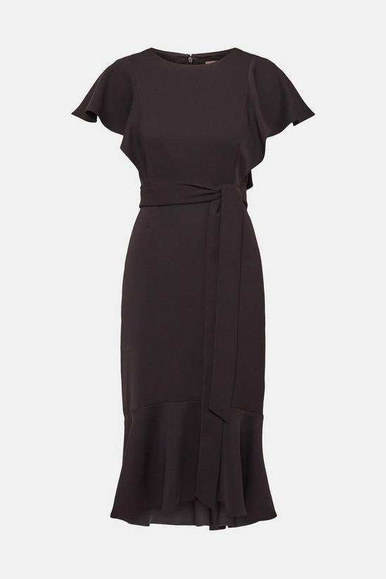 Dresses | Ruffle Shoulder Tie Waist Dress | Coast