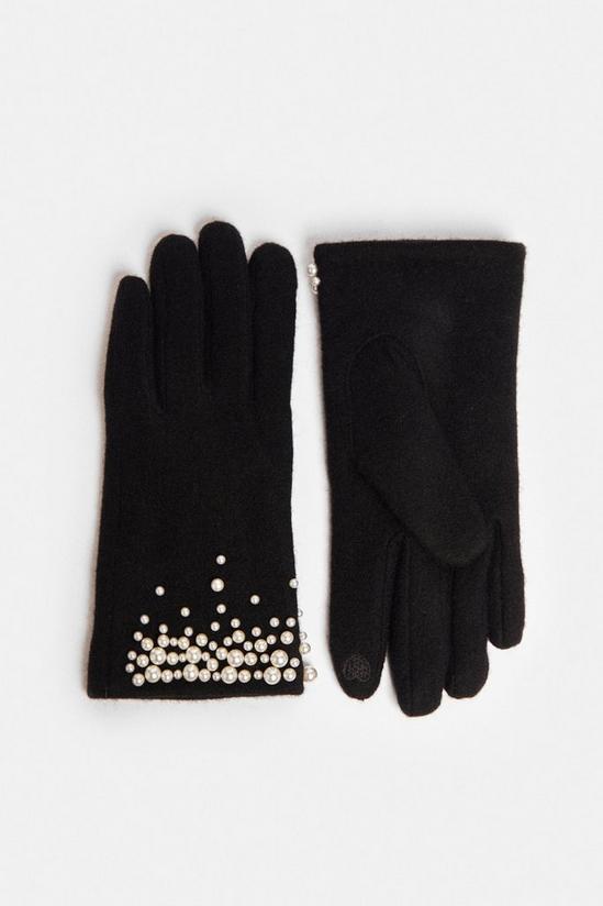 Coast Pearl Cluster Detail Gloves 1
