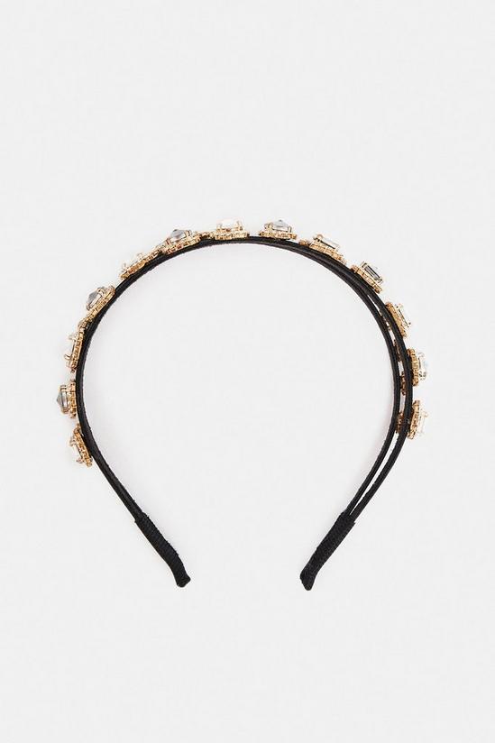 Coast Embellished Double Band Headband 1