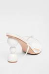 NastyGal Faux Leather Strappy Heeled Ball Sandals thumbnail 4