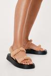 NastyGal Padded Knot Detail Flatform Sandals thumbnail 2