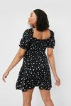NastyGal Plus Size Star Print Lace Up Mini Dress thumbnail 4