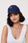 NastyGal Mouth Off Embroidered Graphic Baseball Cap thumbnail 2