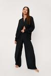 NastyGal Shirt and Wide Leg Trousers Beach Cover Up Set thumbnail 1