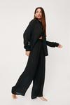 NastyGal Shirt and Wide Leg Trousers Beach Cover Up Set thumbnail 3