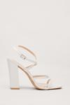 NastyGal Faux Leather Strappy Block Heel Sandals thumbnail 3
