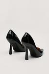 NastyGal Patent Faux Leather Pointed Stiletto Heels thumbnail 4