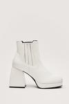 NastyGal Faux Leather Patent Platform Boots thumbnail 3