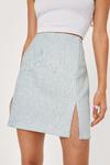 NastyGal Petite Textured High Waisted Mini Skirt thumbnail 2