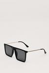 NastyGal Square T-bar Sunglasses thumbnail 3