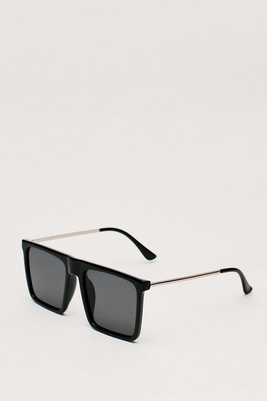 NastyGal Square T-bar Sunglasses 3