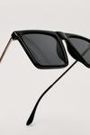 NastyGal Square T-bar Sunglasses thumbnail 4