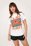 NastyGal Plus Size It's All Wavey Graphic T-Shirt thumbnail 1