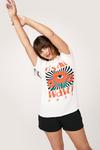 NastyGal Plus Size It's All Wavey Graphic T-Shirt thumbnail 2
