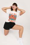 NastyGal Plus Size It's All Wavey Graphic T-Shirt thumbnail 4