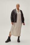 NastyGal Plus Size Roll Neck Midi Knitted Dress thumbnail 1