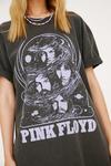 NastyGal Acid Wash Pink Floyd T-Shirt Dress thumbnail 3