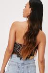 NastyGal Petite Strapless Lace Cropped Corset Top thumbnail 4