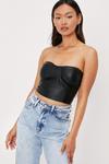 NastyGal Petite Strapless Cupped Corset Top thumbnail 1