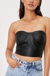 NastyGal Petite Strapless Cupped Corset Top thumbnail 3