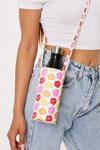 NastyGal Faux Leather Floral Print Wine Bottle Bag thumbnail 2