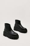 NastyGal Zip Front Chunky Cleated Sole Boots thumbnail 3