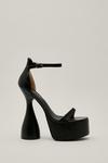 NastyGal Faux Leather Strappy Spool Heel Platform Shoes thumbnail 3