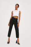 NastyGal Vintage High Waisted Tapered Cropped Jeans thumbnail 1
