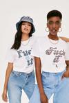 NastyGal FVCK CANCER Fuck It Graphic T-Shirt thumbnail 1