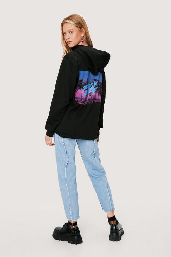 NastyGal Fuck Back Placement Graphic Hoodie 3