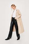 NastyGal Statement Shoulder Belted Trench Coat thumbnail 1