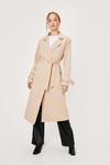 NastyGal Statement Shoulder Belted Trench Coat thumbnail 3