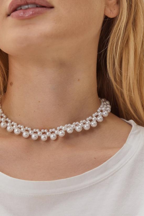 NastyGal Pearl Inspired Choker Necklace 2