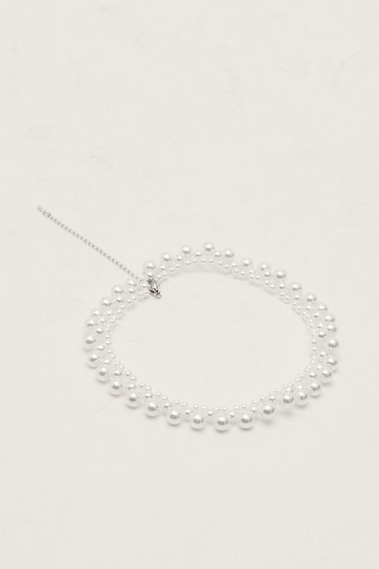 NastyGal Pearl Inspired Choker Necklace 3