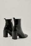 NastyGal Square Toe Block Heel Ankle Boots thumbnail 4
