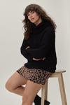NastyGal Plus Size Roll Neck Knitted Jumper thumbnail 1
