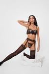 NastyGal Pick Up the Lace Sheer Suspender Stockings thumbnail 1