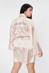 NastyGal It Was All a Dream Plus Satin Belted Robe thumbnail 1