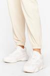 NastyGal Mesh Your Match Faux Leather Chunky Sneakers thumbnail 2