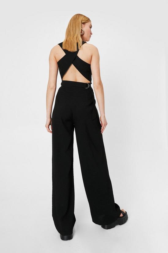 NastyGal High Waisted Tailored Wide Leg Trousers 3