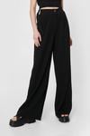 NastyGal High Waisted Tailored Wide Leg Trousers thumbnail 4