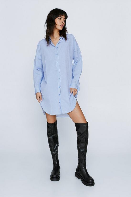NastyGal Get Over Here Over-the-Knee Faux Leather Boots 2