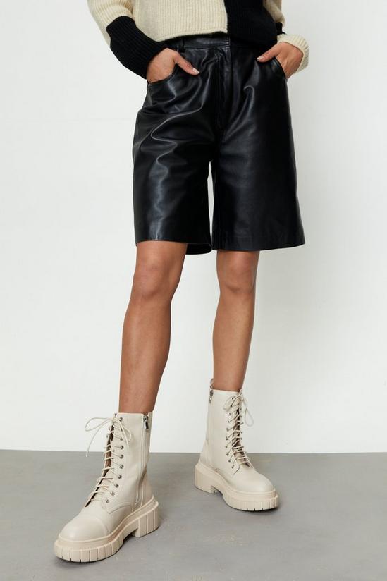 NastyGal Time to Kick Ass Cleated Lace-Up Boots 3