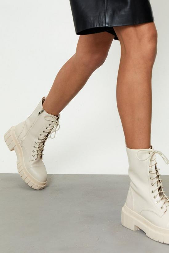 NastyGal Time to Kick Ass Cleated Lace-Up Boots 4