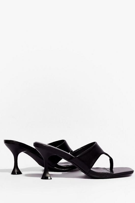 NastyGal It's Meant Toe Be Faux Leather Stiletto Mules 3