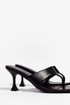 NastyGal It's Meant Toe Be Faux Leather Stiletto Mules thumbnail 4